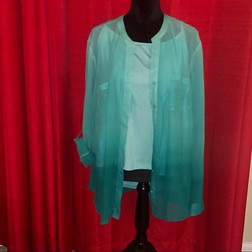 Covington Essentials Plus Sz 3X Blouse